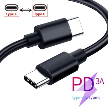 USB C к USB Type C Для Samsung S20 PD Кабель 0,2 м 1 м 2 м Для Huawei P50 P40 P30 Pro Xiaomi 11 10 Ultra 10Pro USB Кабель для быстрой зарядки