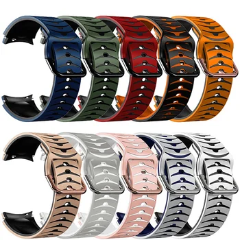 Сменные Ремешки Для Наручных часов Samsung Galaxy Watch 5 Pro/4 44 40 мм Силиконовый Ремешок Для Часов Watch 4 Classic 46 42 мм Браслет