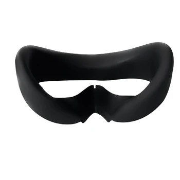 Для Pico 4 Силиконовая маска для лица, накладка для глаз, защитный чехол, маска от пота, очки виртуальной реальности, сменные аксессуары (черный)