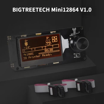 BIGTREETECH Mini 12864 V1.0 ЖК-дисплей Mini12864 Экран 3D Принтер Запчасти для SKR V1.4 V1.3 SKR PRO MKS GEN VS 3D Принтер