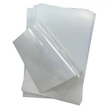100 Листов/упаковка Высококачественной водонепроницаемой прозрачной пленки для струйной печати 11 