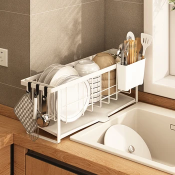 Кухонная стойка для хранения, посуда, дренажная стойка, бытовая раковина, поверхность подоконника, узкая корзина для сушки, посуда, палочки для еды,