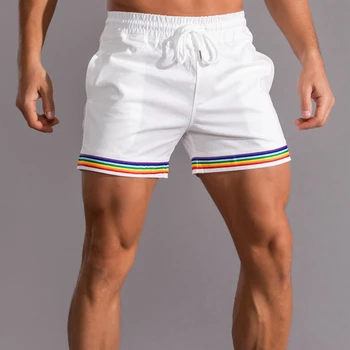 Модные мужские шорты rainbow