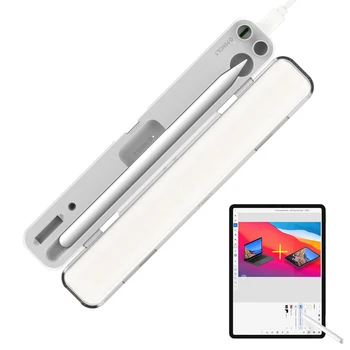 Коробка для беспроводной зарядки Защитная коробка для быстрой зарядки Держатель ручки для iPad Pencil 1 2 для Apple Pen 1st