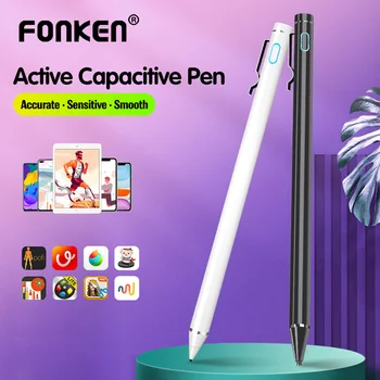 Универсальный стилус FONKEN для Ipad Samsung Android Tablet Pen, карандаш для рисования с сенсорным экраном, активная емкостная ручка для Apple Pen