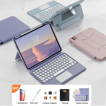 Беспроводная Волшебная Клавиатура для Apple iPad Pro 11 Air 10,5 5 4 10,9 10,2 Air5 2022 2021 2020 Mini 6 Магнитный Чехол Для клавиатуры