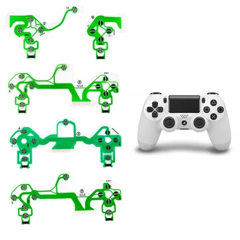 Зеленые Сменные кнопки, Ленточная печатная плата для PS4 Dualshock 4 Pro Тонкий контроллер, Проводящая пленка, клавиатура, гибкий кабель, печатная плата