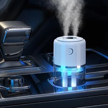 Увлажнитель воздуха с двойным распылением объемом 520 мл USB Портативный Настольный аромадиффузор для домашнего автомобиля Мини-Увлажнитель воздуха