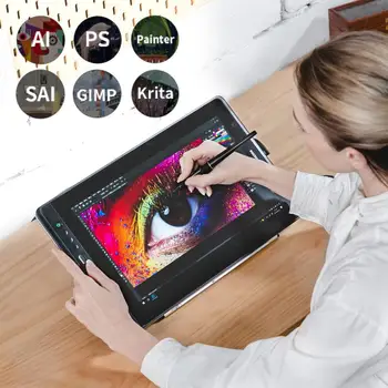 Горячая распродажа профессиональный kamvas pro 16 интерактивный ЖК-дисплей huion с графическим рисунком, цифровой планшет с сенсорным экраном, ручка-монитор