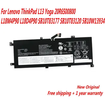 Подлинный Аккумулятор для ноутбука L18C4P90 Для Lenovo ThinkPad L13 Yoga 20R6S00800 L18M4P90 L18D4P90 SB10T83177 SB10T83120 5B10W13934