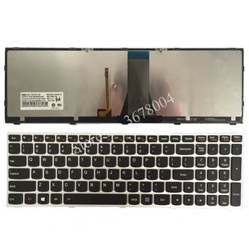 Новая английская клавиатура для ноутбука Lenovo B51-80 B70-80 B71-80, версия для США, черная С подсветкой