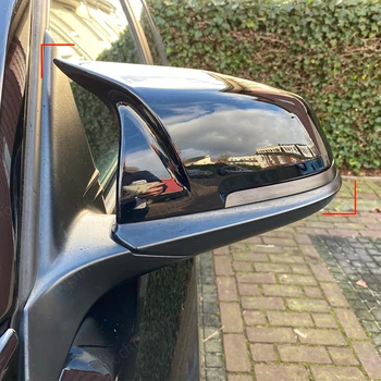 Комплект из 2 предметов, Крышка Зеркала заднего вида, Сажа для BMW Серии 1 2 3 4 X M 220i 328i 420i F20 F21 F22 F23 F30 F32 F33 F36 X1