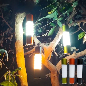 Светодиодный фонарик, мини-фонарик, набор USB-аккумуляторов, Наружное освещение для Рыбалки, Кемпинговый фонарь, Многофункциональная светодиодная лампа