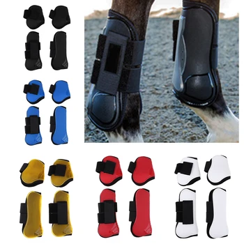 Сапоги для защиты ног от сухожилий и засовов Лошадей, сапоги для конного спорта, для прыжков, легкое защитное снаряжение для лошадей