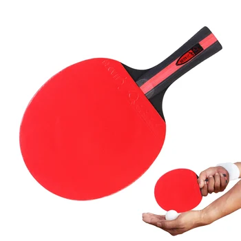 Ракетка для настольного тенниса, профессиональная ракетка для пинг-понга, резиновая лопатка для настольного тенниса, Длинная ручка, горизонтальный захват, прыщи на лопатке