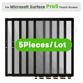 5 Шт. Оригинальный Для Microsoft Surface Pro4 Pro5 Pro6 Pro7 Дигитайзер с Сенсорным экраном В Сборе Для Surface Pro 4 5 6 7 Сенсорных Заменителей