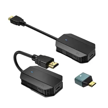 Портативный HDMI-передатчик и приемник, беспроводной удлинитель HDMI для ноутбуков, ПК, проектора, Видео и Аудио