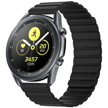 Силиконовый Магнитный Ремешок для Samsung Galaxy Watch 5/4/3 Active 2 Amazfit GTR Сменный Браслет для Huawei Watch 3 GT3 Correa