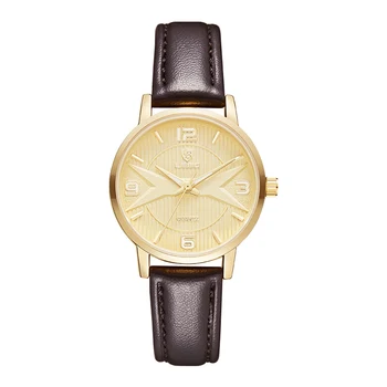 LIEBIG/ Новые Модные Японские Кварцевые часы С механизмом Для женщин, Лучший бренд Класса Люкс, наручные часы с ремешком из натуральной кожи, часы для девочек, reloj hombre