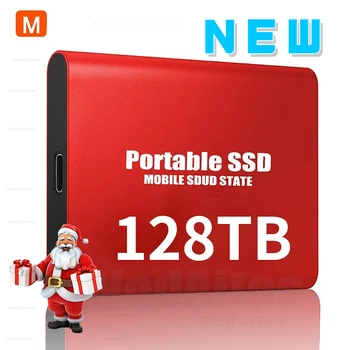 Металлический Портативный SSD Sata 2 ТБ 64 ТБ Высокоскоростной флеш-накопитель Disco Duro Externo 4 ТБ 100% Оригинальный USB Флэш-накопитель 16 ТБ 32 Т Жесткий Диск