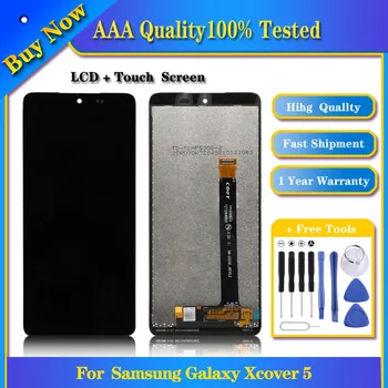 100% Протестированный оригинальный ЖК-экран для Samsung Galaxy Xcover 5 с цифровым преобразователем в полной сборке
