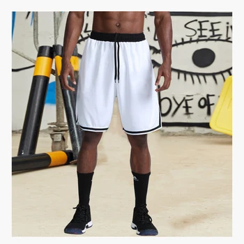 Мужские модные повседневные баскетбольные спортивные шорты Повседневные Летние Новые мужские дышащие шорты для фитнеса большого размера для бега, быстросохнущие короткие брюки