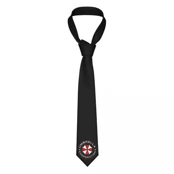 Дизайнерский галстук Umbrella Corporation, галстуки в стиле хип-хоп, уличный галстук, галстук для вечеринок из полиэстера