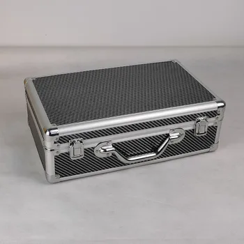 Портативный набор инструментов из углеродного волокна, Алюминиевый кейс для инструментов, кейс для инструментов, аппаратные инструменты, дверная коробка с пенопластовым жестким футляром