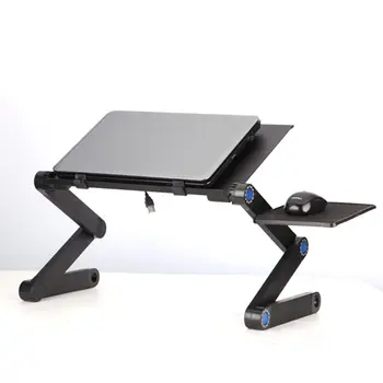 Стол для ноутбука из алюминиевого сплава, складной портативный стол для ноутбука, стол для ноутбука, подставка для стола, кровать, диван, настольный лоток, держатель для книг