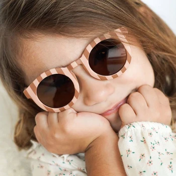 Новые Детские Решетчатые Классические Солнцезащитные очки Для мальчиков И девочек На Открытом Воздухе Цвета Защищают Глаза Детские Солнцезащитные очки UV400 Детская Одежда