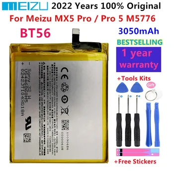 MEIZU Оригинальный 3050 мАч BT56 Сменный Аккумулятор Для Meizu Meizy Mei zu MX5 Pro/Pro 5 Pro5 M5776 BT 56 Батареи BT-56 + Инструменты