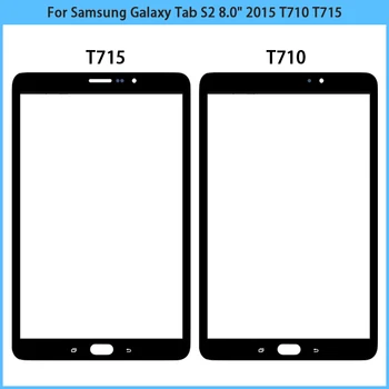 Новый 8,0 дюймов Для Samsung Galaxy Tab S2 8,0 SM-T715 SM-T710 T710 T715 Сенсорный экран Панель ЖК-Дисплей Переднее Внешнее Стекло Замена Сенсорного Стекла