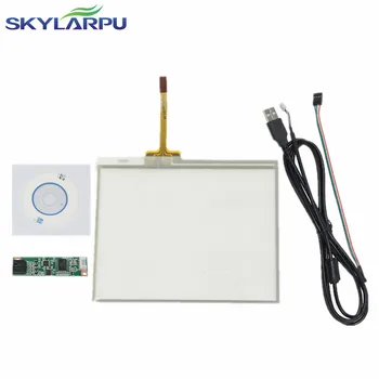 Skylarpu Новая 5-дюймовая 4-проводная резистивная сенсорная панель, USB-контроллер, 109*89 мм, Стеклянная сенсорная панель, Бесплатная доставка