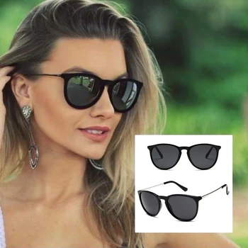 Брендовые дизайнерские круглые солнцезащитные очки 