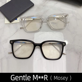 Солнцезащитные очки Mosey Gentle MxxR Для женщин, Мужские Черные очки с кошачьим глазом, MGlasses Spy, Модный Оверсайз, люксовый бренд Jennie, Корея