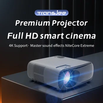 Новый театральный проектор Transjee A70 Android с собственным разрешением HD 1080p, интеллектуальный видеопроектор 4K 3D Movie для бизнеса и дома