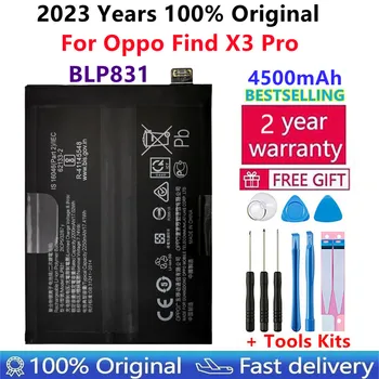 100% Оригинальный Высококачественный Аккумулятор BLP831 4500 мАч для телефона Oppo Find X3 Pro X3Pro CPH2173 PEEM00 Bateria
