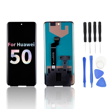 ЖК-дисплей для телефонов Оптом От производителя 100% Хорошо протестированная ЖК-панель для замены экрана 6,57 дюйма для Huawei Honor 50