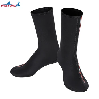 Модная 3 мм суперэластичная нескользящая обувь для дайвинга, мужские и женские носки для дайвинга, теплые и износостойкие носки для подводного плавания на лодыжках