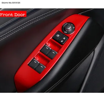Кнопка включения Подъема Дверного Оконного стекла автомобиля Внутри Дверной ручки, Накладка Рамы для Mazda 6 Atenza 2019 2020 2021 2022 Аксессуары