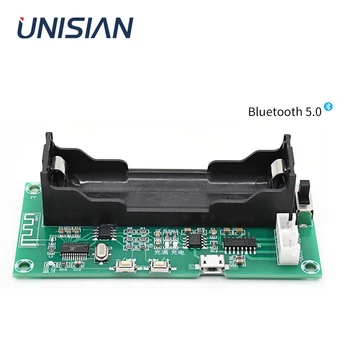 UNISIAN Bluetooth 5,0 PAM8403 2,0-канальный мини-Аудиоусилитель Плата 2X3 Вт мини-Усилители для портативной аудиосистемы Батарея 3,7 В