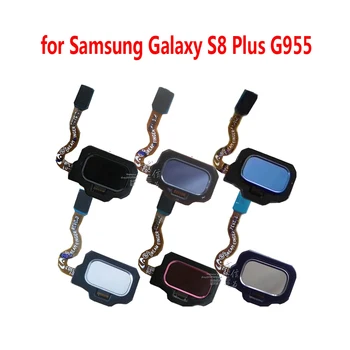 Кнопка Home Отпечаток Пальца Для Samsung S8 Plus G955F G955 G955FD G955T G955V G955U Оригинальный Телефон Новый Гибкий кабель Touch ID для задней панели