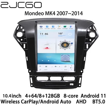 Автомобильный мультимедийный плеер Стерео GPS Радионавигация Android экран для Ford Mondeo 4 MK4 2007 2008 2009 2010 2011 2012 2013 2014