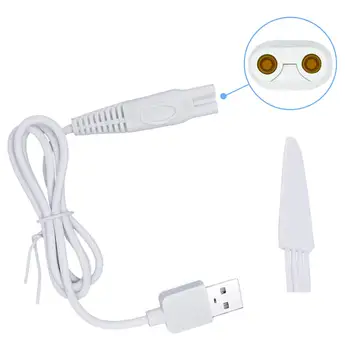 Бритва для Женщин, USB-кабель для зарядки, Завершающий штрих, Безупречное Тело, Перезаряжаемая Женская Бритва и Сменное Зарядное устройство для триммера