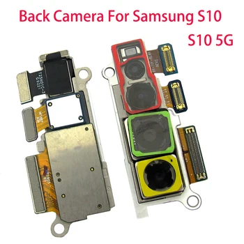 Задняя Камера Гибкий Кабель Фронтальной камеры Для Samsung S10 G973 для S10 5G G975 S10 + S10e Замена модуля Фронтальной камеры Задней камеры
