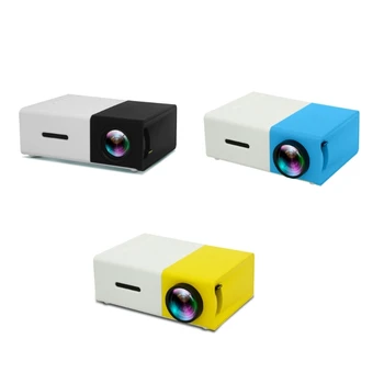 Портативный светодиодный проектор с USB-дисплеем синхронизации YG300 1080P E1YA