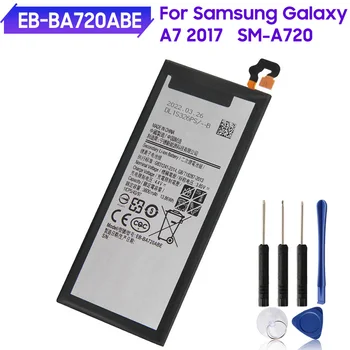 Аккумулятор для телефона EB-BA720ABE Для Samsung Galaxy A7 2017 версии A720 SM-A720 Сменные Аккумуляторы Емкость аккумулятора 3600 мАч