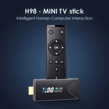 H98 Mini TV Stick 2 ГБ + 8 ГБ Android TV Stick ключ H313 TV Box 4K HDR Сетевой плеер портативная телеприставка