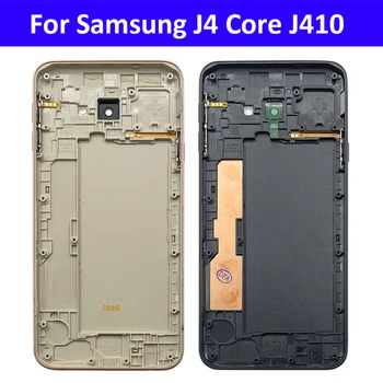 Новая Задняя Крышка Батарейного Отсека, Задняя Дверь, Сменный Корпус, Чехол С боковой кнопкой + Объектив Для Samsung Galaxy J4 Core SM-J410 J410F J410