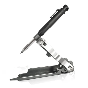 Многофункциональный инструмент для разметки деревообработки своими руками -Конструкционный карандаш из алюминиевого сплава - инструмент для разметки с устройством для глубоких отверстий